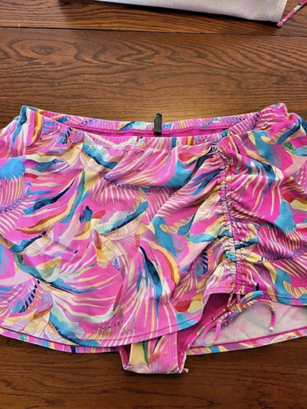 TORRID High-Rise Swim Skirt With Brief / Shorts in Pink & Blue 3x